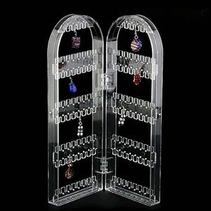 Foldable clear Jewelry Holder /earring / necklace/display/ stand/ring/ bracelet